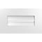 Ekena Millwork Vertical Surface Mount PVC Gable Vent: Functional, w/ 3-1/2"W x 1"P Standard Frame, 20"W x 12"H GVPVE20X1201SF - alternate 1